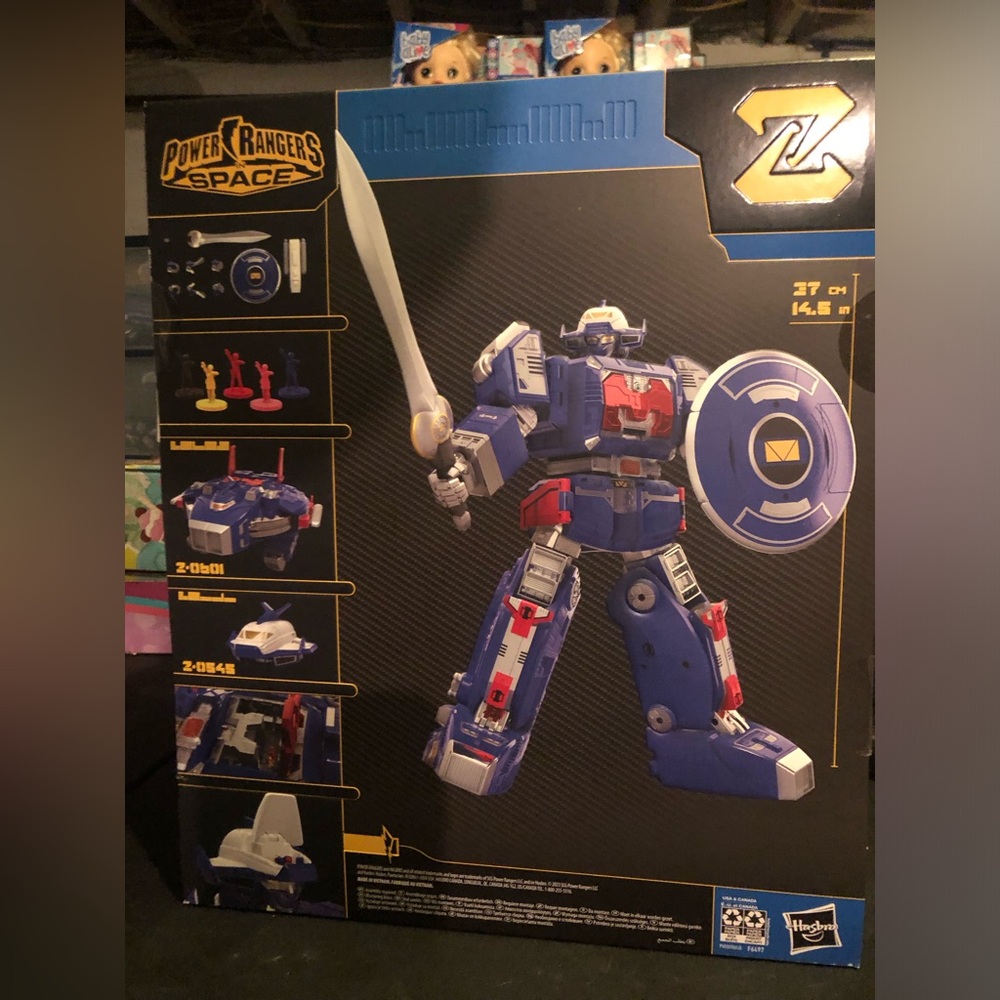 Power Ranger Action Figures Blue and Red Playset